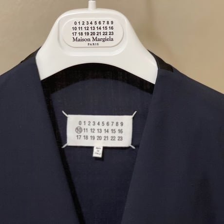 新品 maison margiela collar less jacket
