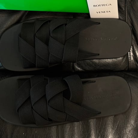 新品 bottega veneta Intrecciato sandals black 41