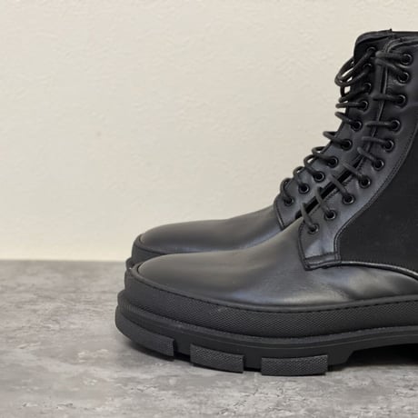 新品 made in Italy factory sample leather boots 44