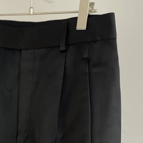 saint laurent silk tack tuxedo pants 40