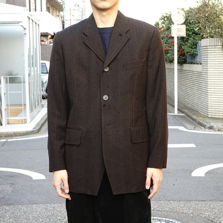 未使用 Dries Van Noten”初期”stripe jacket