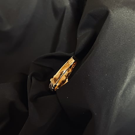新品 saintlaurent 2021ss ring "b"