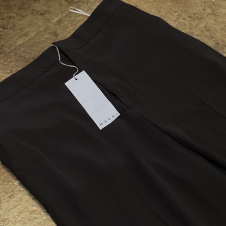 新品 marni 2020ss silk wide pants 46