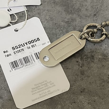 新品 mm6 maison margiela 2021ss silver bracelet