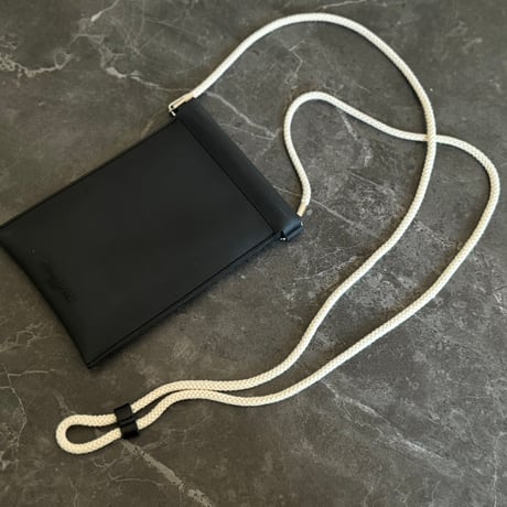 maison margiela logo shoulder pouch