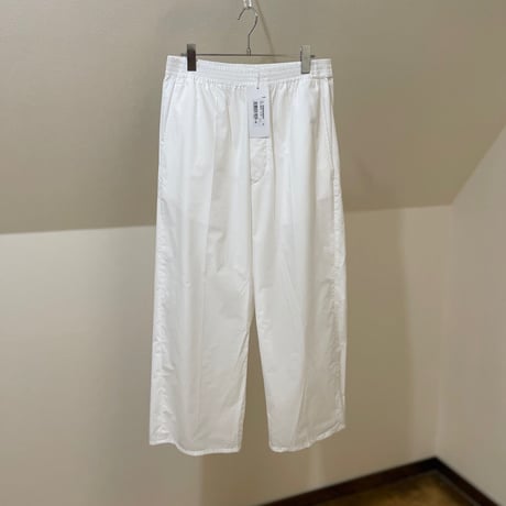 新品 mm6 maison margiela 2019ss wide white pants