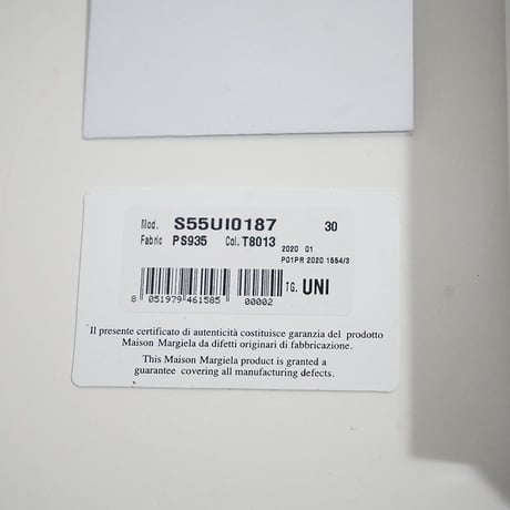 maison margiela 2020ss leather wallet