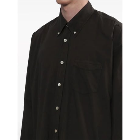 新品 our legacy black borrowed shirt