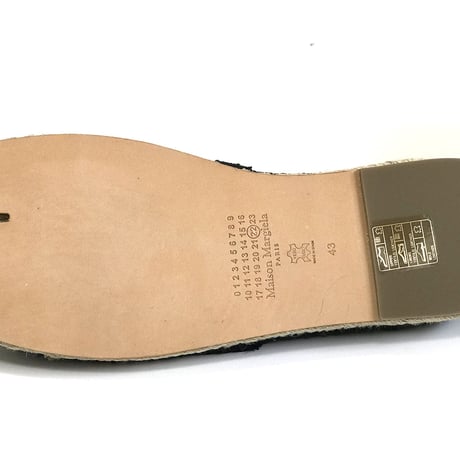 新品 maison margiela tabi spadrilles 43