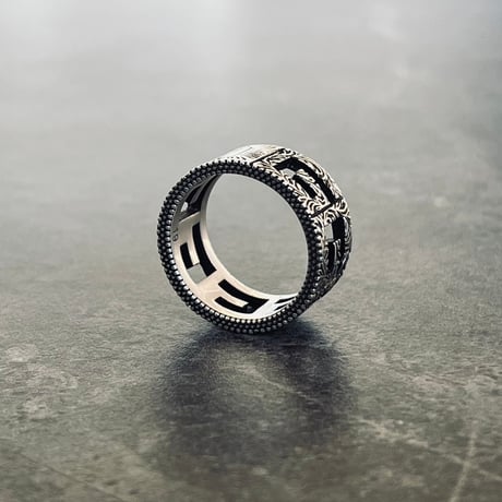 gucci 2023aw “square G” silver ring 18号