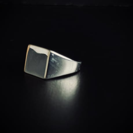 factory sample silver 925 square ring
