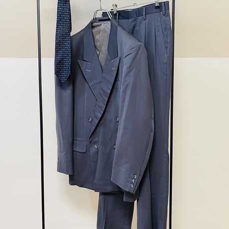 setup suit + hermes necktie #18