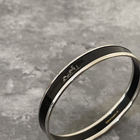 hermes black bangle