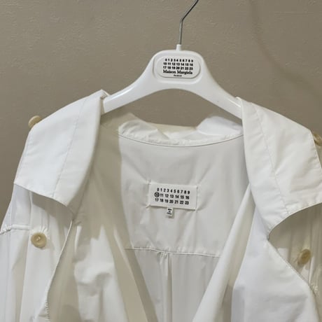 maison margiela over size trench coat