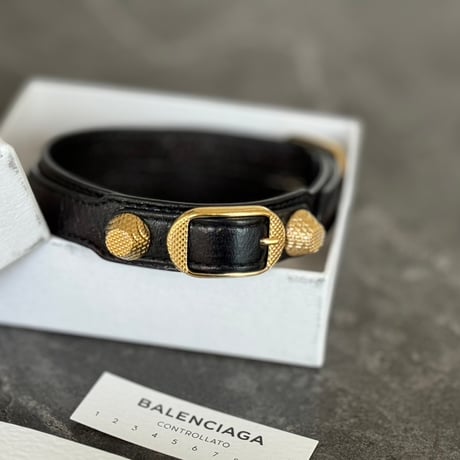 balenciaga leather bracelet