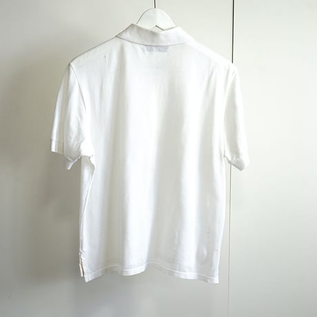 yves saint laurent rive gauche gold button polo shirt