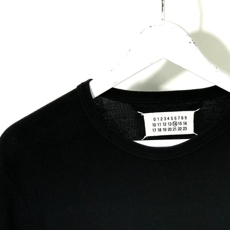試着のみ maison margiela rib tops black