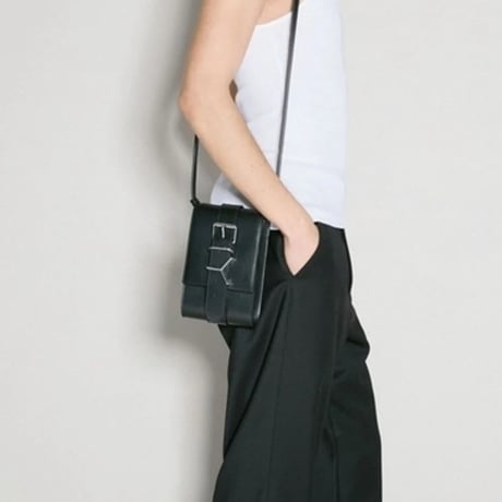 新品 yproject leather shoulder bag