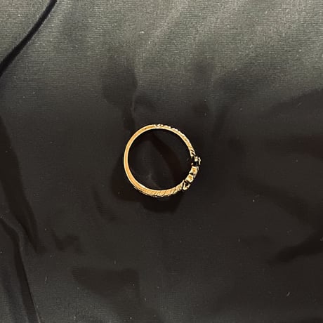 新品 saintlaurent 2021ss ring "b"