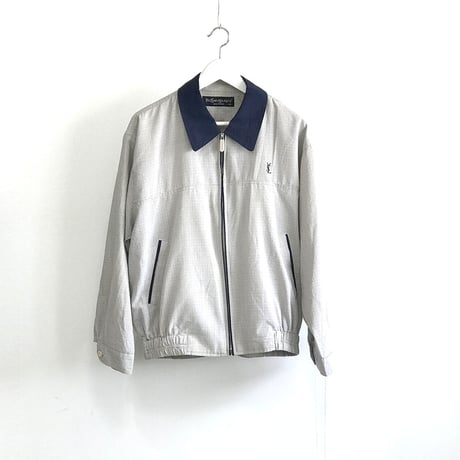yves saint laurent check blouson
