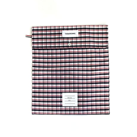 未使用 thom browne check bag
