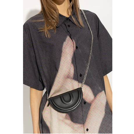 新品 mm6 2023 leather mini crossbody bag