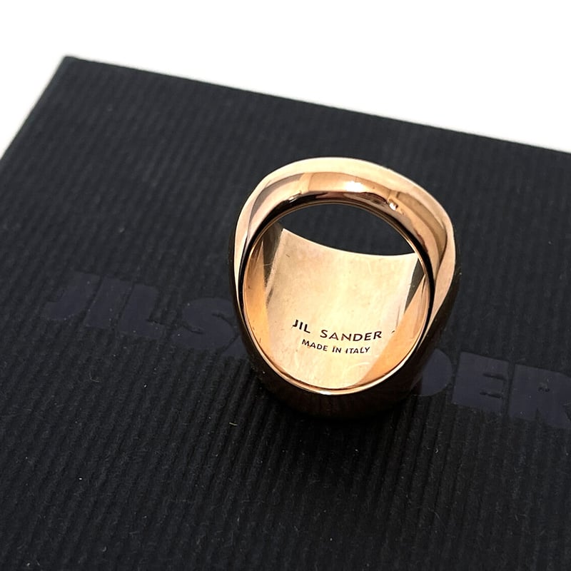 新品 2019aw jilsander signet ring bronze 7号 | req