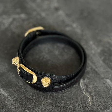 balenciaga leather bracelet