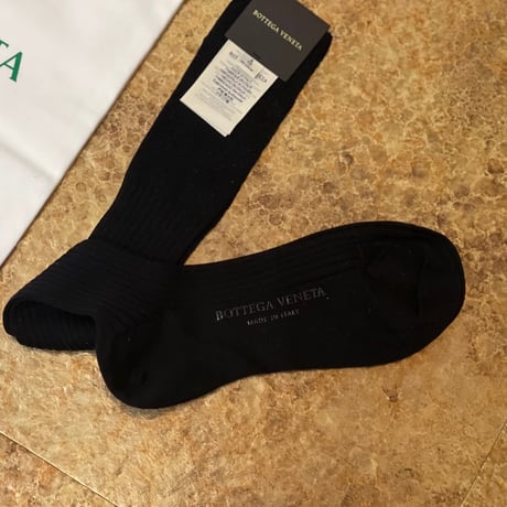bottega veneta 2020aw logo socks black