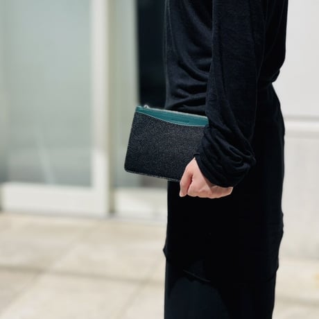 新品 burberry 2020ss leather clutch bag