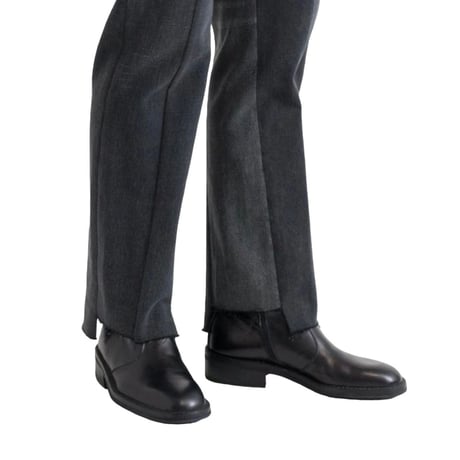 新品maison margiela "再構築" denim pants black