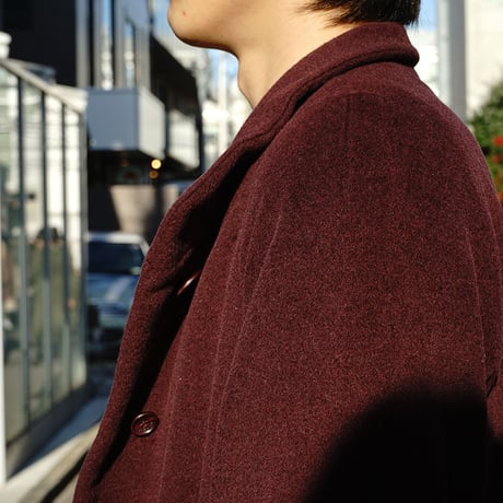 vintage allegri Chesterfield coat red