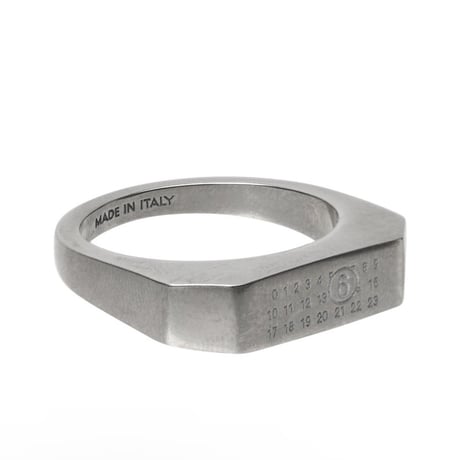 新品 mm6 maison margiela 2025ss number signet ring