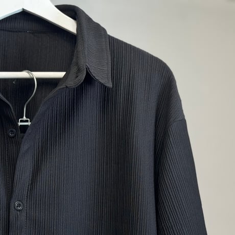 factory sample pleats oversize set up black