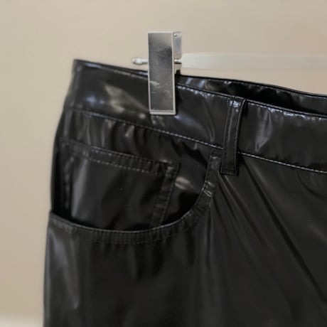 新品 mm6 maison margiela 2020ss fake leather pants 44