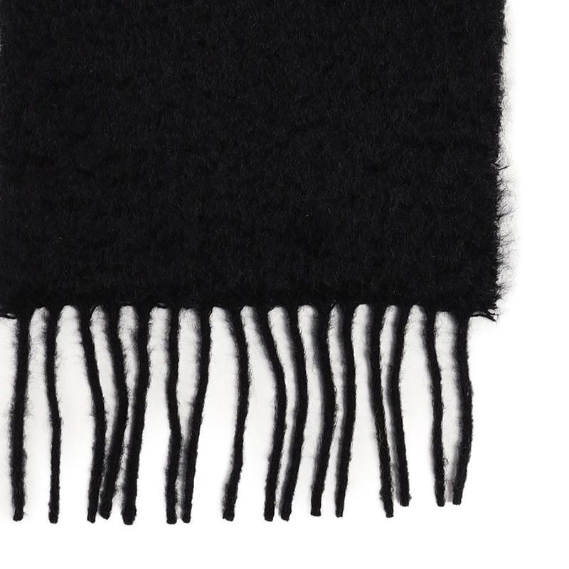 新品 loewe 2022aw moher muffler black | requality 