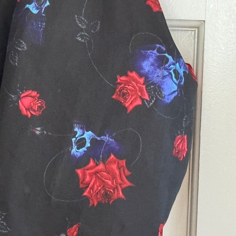 yohji yamamoto skull rose logo jacket