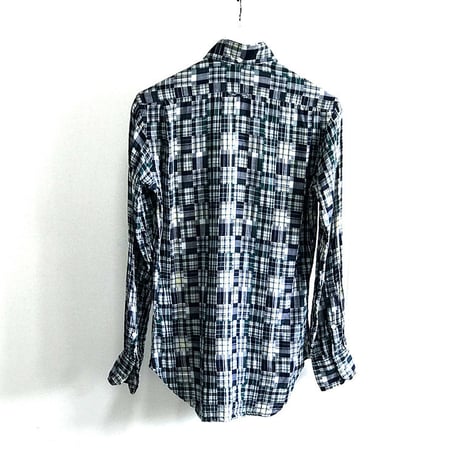 thom browne check shirt