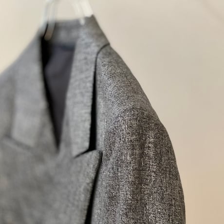 新品 paul smith 2016ss linen "箔" summer suit gray beige