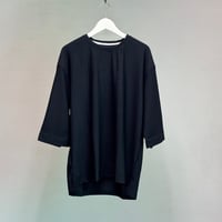 【price down】factory sample pleats oversize tops black