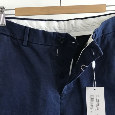 新品 maison margiela 2019ss gabardine  trousers navy 48