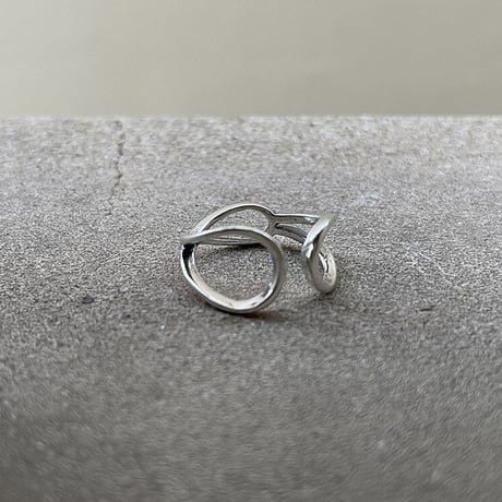 atelier sample silver925 ring"wave" 14号