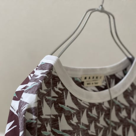 新品 marni 2020ss over size "総柄” tops