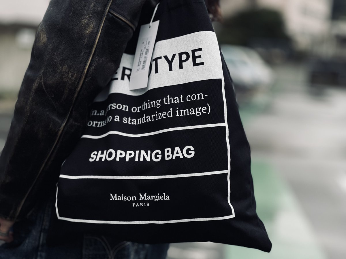 新品 maison margiela 2020aw stereotype bag black