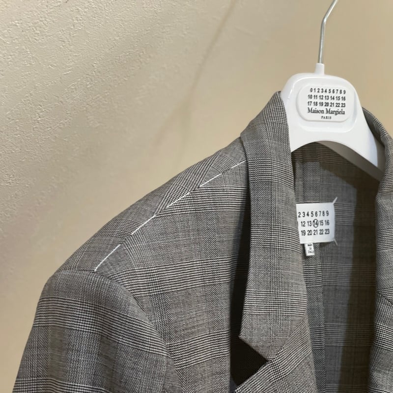 や*ー様 Maison Margiela 2020 aw シャツジャケット 新品 maison margiela 2020aw check jacket | requality