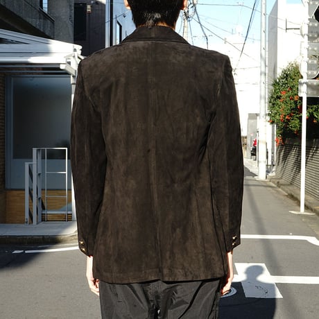 LOEWE leather double jacket