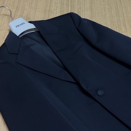 prada chester field coat
