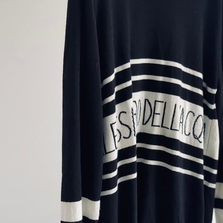 新品 alessandro dellacqua cashmere wool logo knit 48