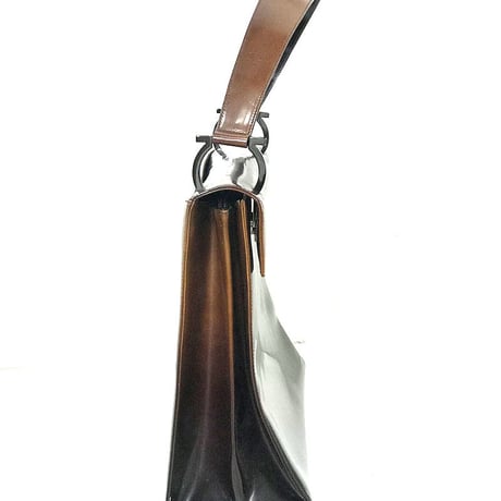 salvatore ferragamo leather bag