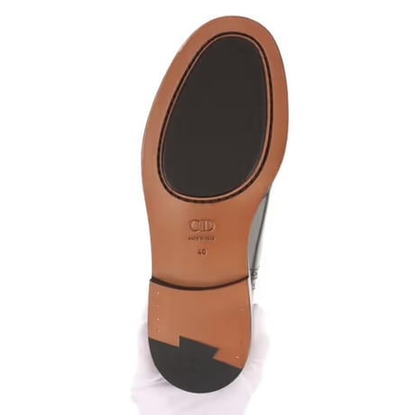 dior “CD“ medallion logo side gore heel boots 41